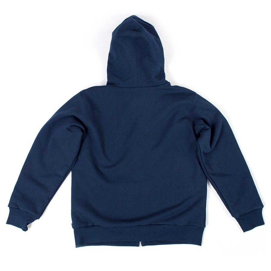 Supreme Arc Logo Thermal Zip Up Sweatshirt navy | CLOTHES