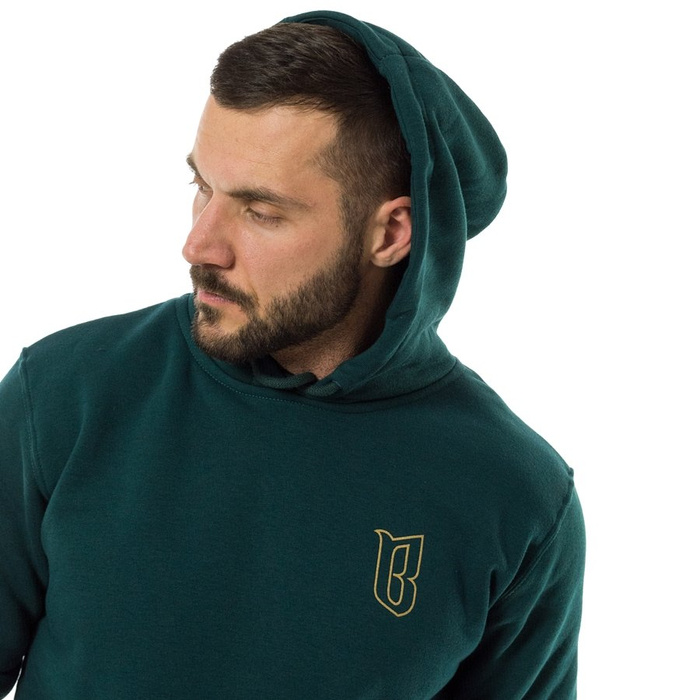 Bluza męska BOR hoody Outline Classic bottle green
