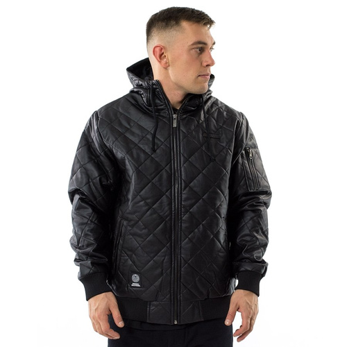 Mass Denim jacket Flyer Quilted black