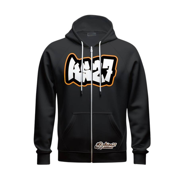 KS27 Katowice x Matshop.pl sweatshirt zip hoody Graffiti #Rodzina 27 black