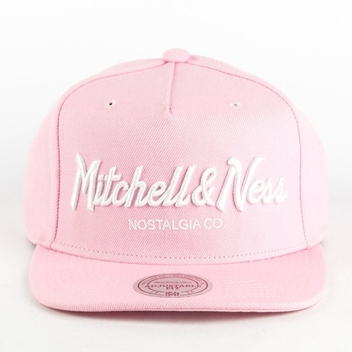 Mitchell and Ness snapback Pinscript pink
