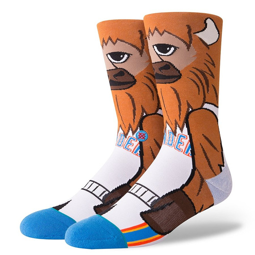 Skarpety Stance socks NBA Arena Thunder Bison brown