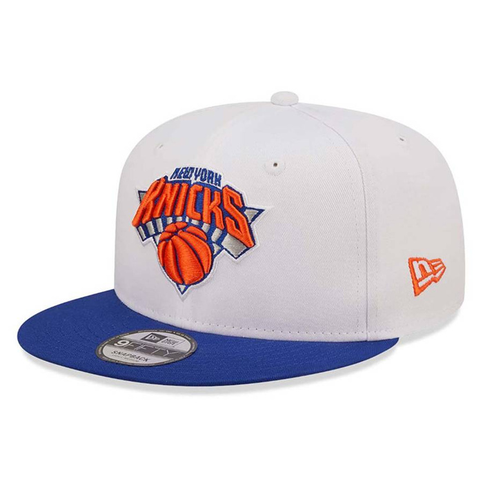 New Era czapka z daszkiem 9FIFTY NBA White Crown New York Knicks white/royal
