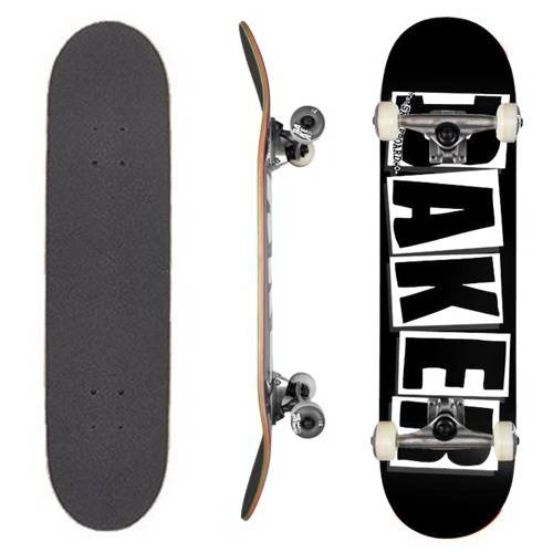 Deskorolka kompletna Baker Skateboards skateboard Brand Logo Black 8.25" x 31.7"