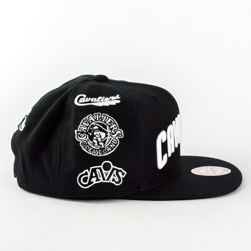 Czapka Mitchell and Ness snapback Team Logo History Cleveland Cavaliers black