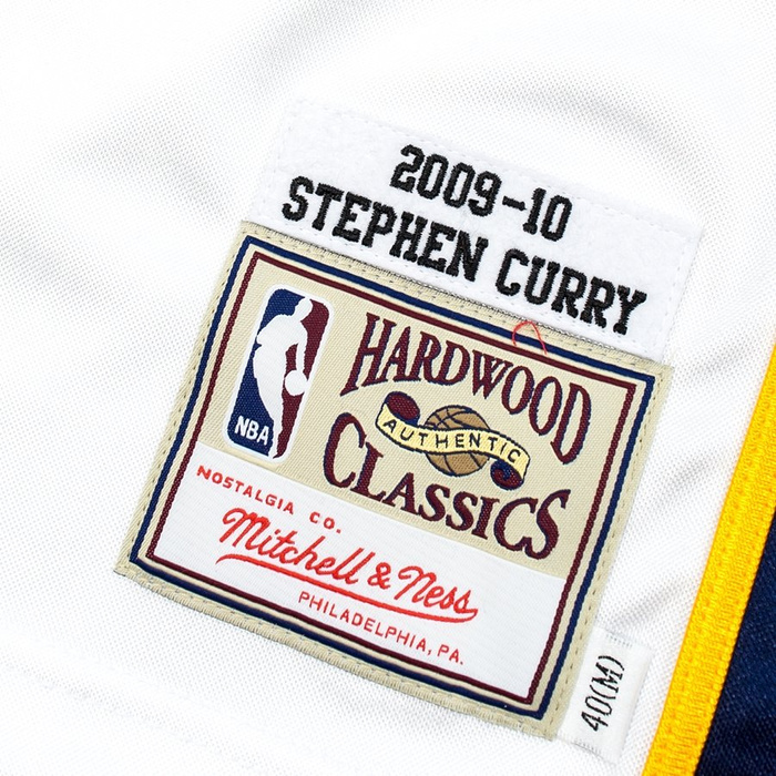 Mitchell and Ness authentic jersey HWC Golden State Warriors Stephen Curry 2009-10 white