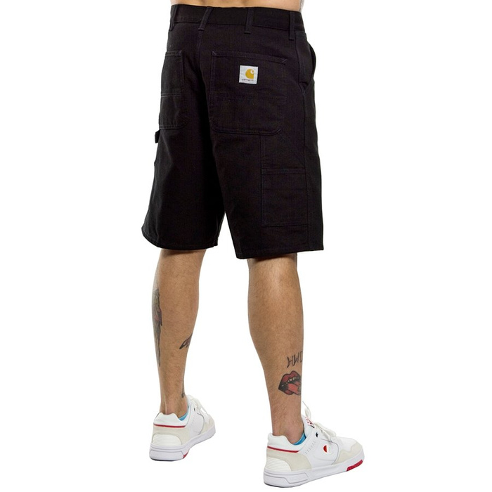 Krótkie spodnie Carhartt WIP Single Knee Short black rinsed