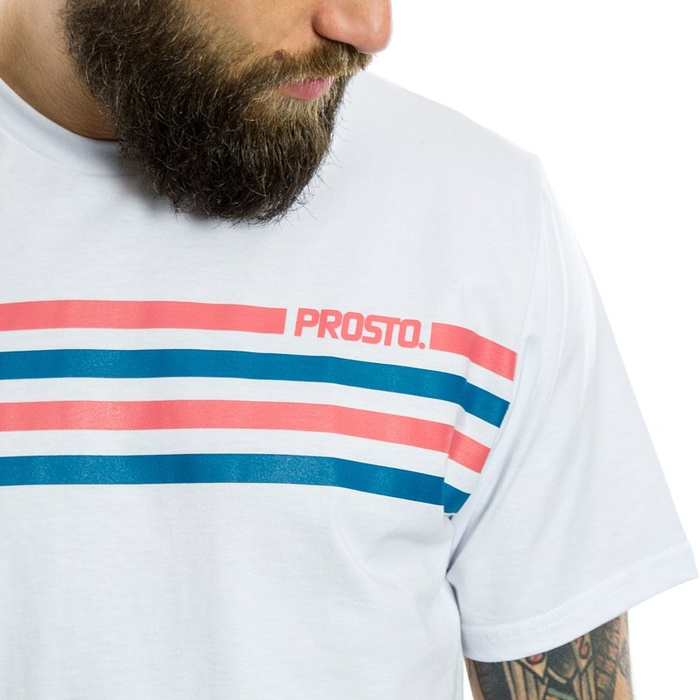 Koszulka męska Prosto Klasyk t-shirt Plane white