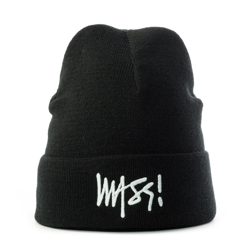 Mass Denim beanie hat Signature black