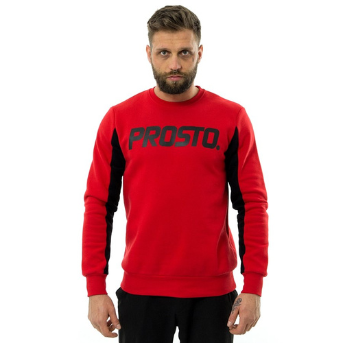 Bluza męska Prosto Klasyk crewneck Classico red