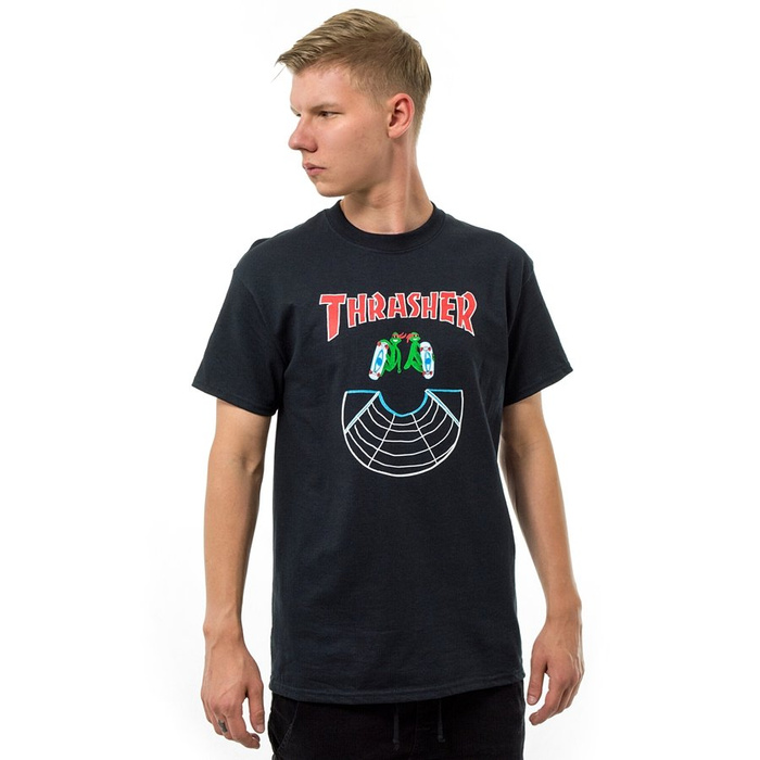 Koszulka męska Thrasher t-shirt Doubles black N