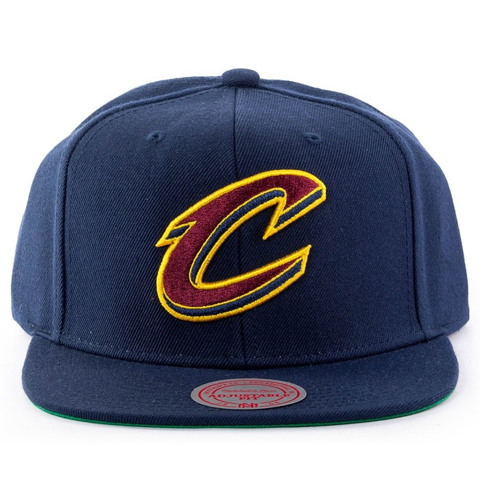 Mitchell and Ness snapback Wool Solid Cleveland Cavaliers navy