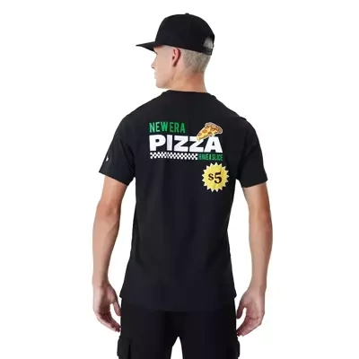New Era koszulka męska Pizza Graphic black