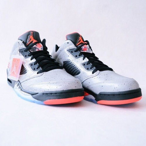 Buty Jordan V Retro Low x Neymar reflect silver / infrared 23 black (846315-025) TM