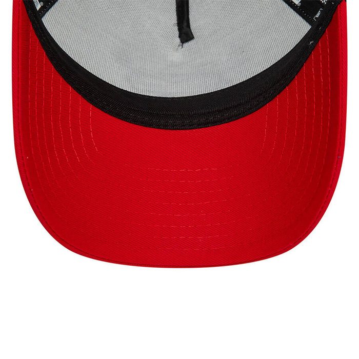 New Era czapka z daszkiem A-Frame Trucker Cap WMNS Rhinestone white-red