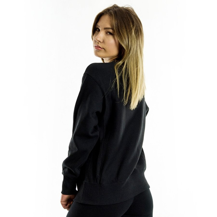 Champion bluza damska Premium Reverse Weave Emb. Script Logo black (113795/KK001)