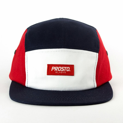 Prosto Klasyk 5-Panel Fatcap Divide navy / red / white