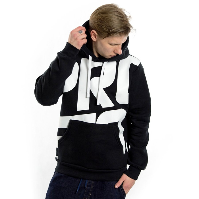 Prosto Klasyk sweatshirt hoodie Hulo black