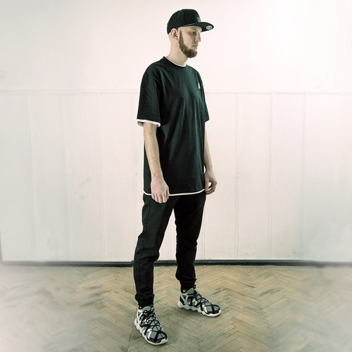 MLimited t-shirt Leather Patch Black 