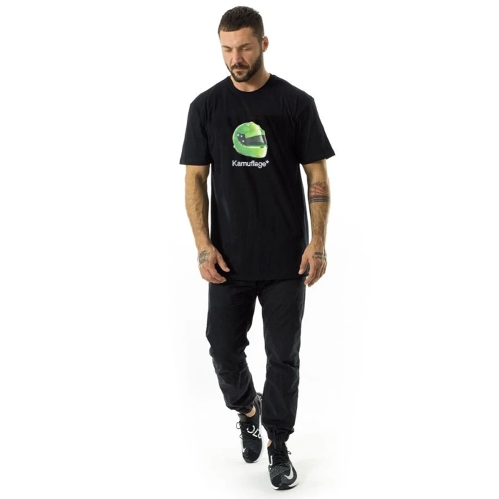 Kamuflage* koszulka męska Formula black