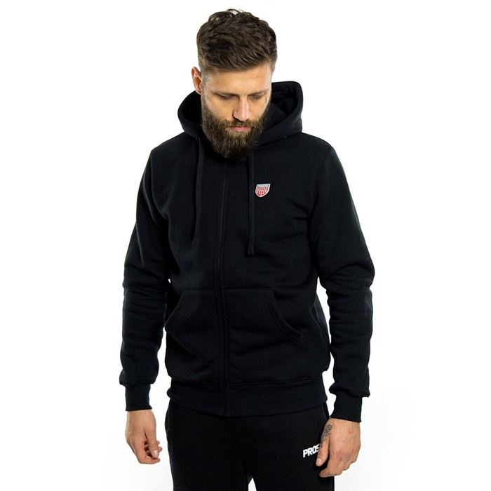 Prosto Klasyk sweatshirt zip hoodie Sente black