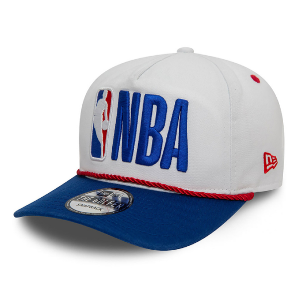 New Era czapka z daszkiem GOLFER Washed NBA Logo NBA white-blue