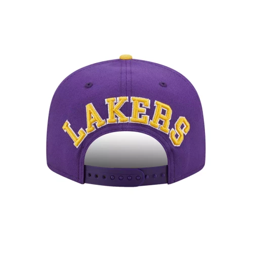 New Era snapbacK 9FIFTY NBA Team Arch Los Angeles Lakers purple / yellow