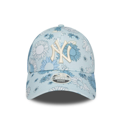 New Era cap 9FORTY Strapback MLB All Over Print New York Yankees blue
