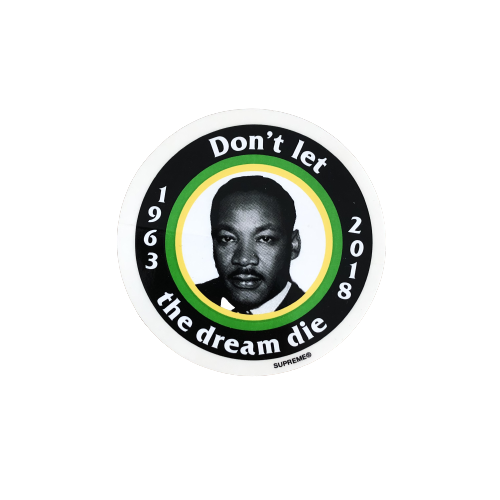 Supreme sticker Martin Luther King 