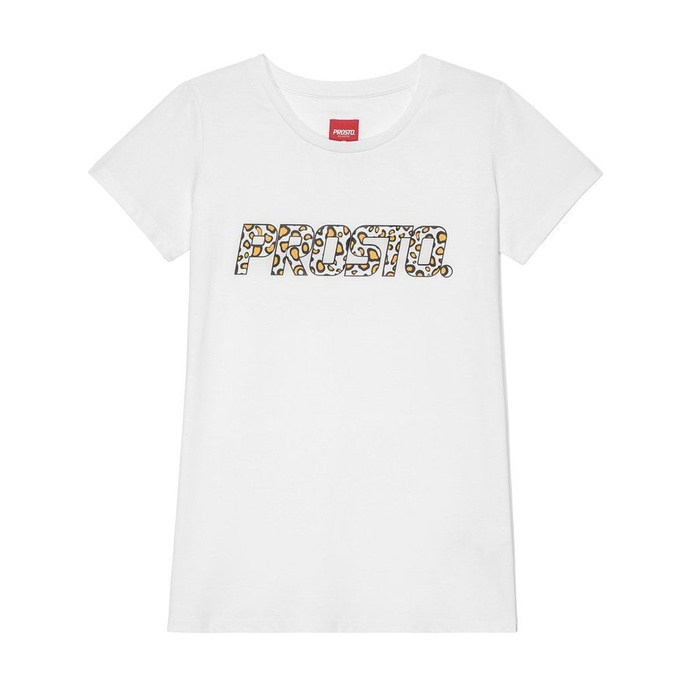 Koszulka damska Prosto Klasyk t-shirt Flo white