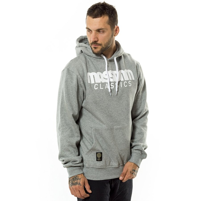 Bluza męska Mass Denim hoody Classics Anniversary light heather grey