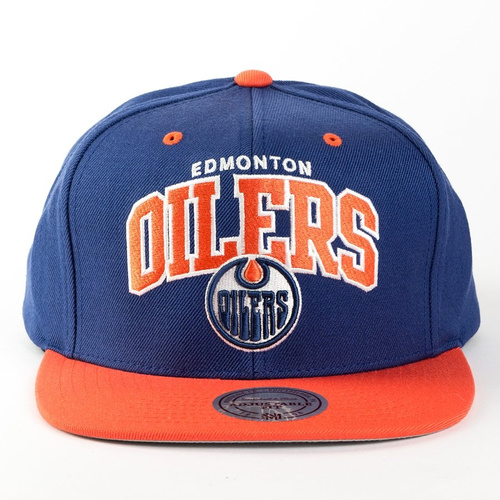 Mitchell and Ness snapback Team Arch Edmonton Oilers navy / orange