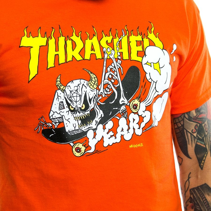 Thrasher Magazine t-shirt 40 Years Neckface orange