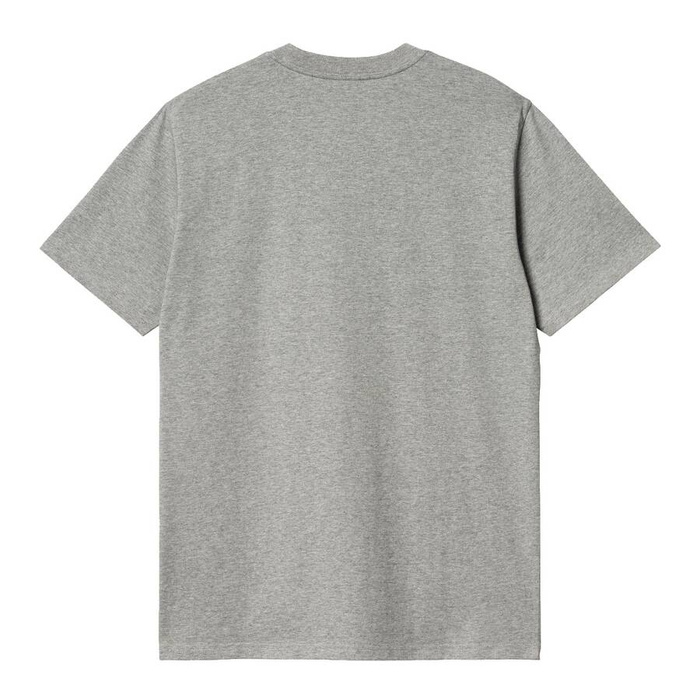 Carhartt WIP t-shirt Script grey heather - chervil