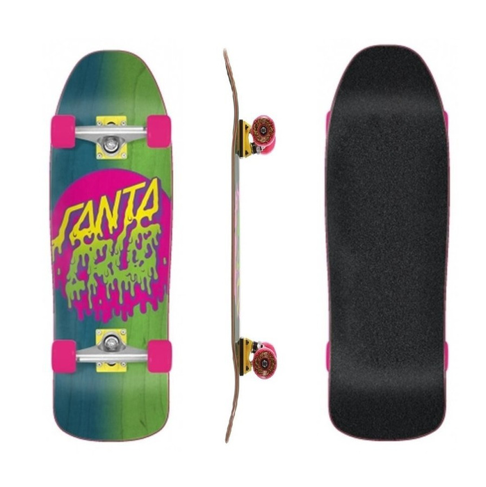 Deskorolka Santa Cruz skateboard Cruzer Rad Dot 80s 9.35" x 31.7" green / pink