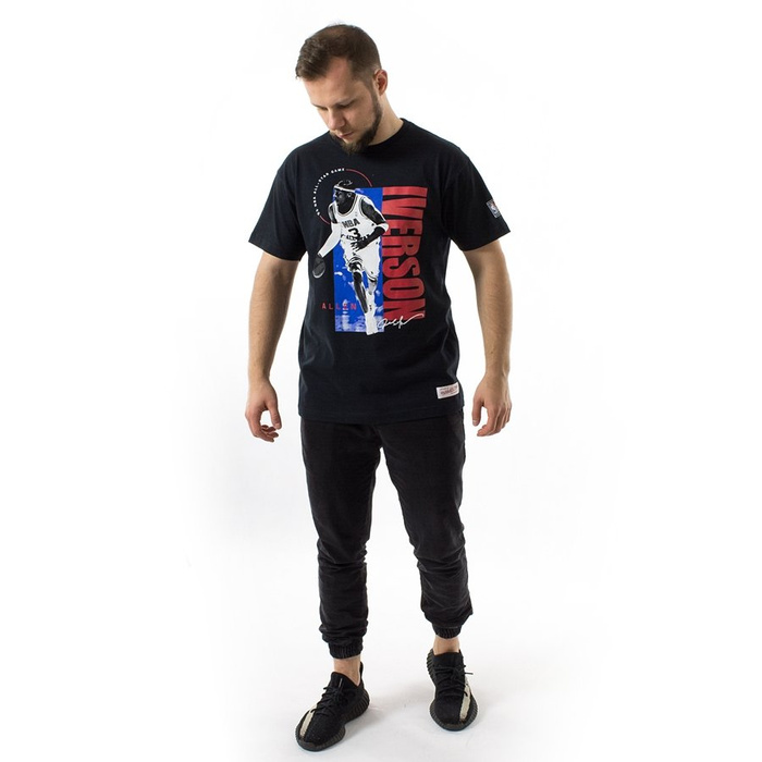 Koszulka męska Mitchell and Ness t-shirt All Star Photo Real Traditional Tee Allen Iverson black