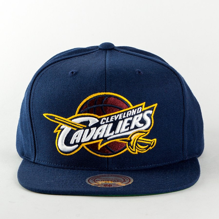 Mitchell and Ness snapback Wool Solid Cleveland Cavaliers navy