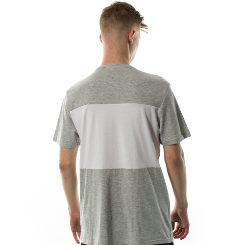 FILA t-shirt Men Day light grey melange / bright white