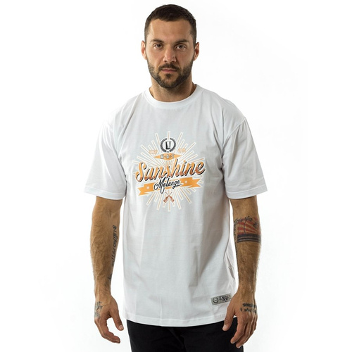 Melanżowe Akcesoria Tekstylne t-shirt Sunshine Melange white
