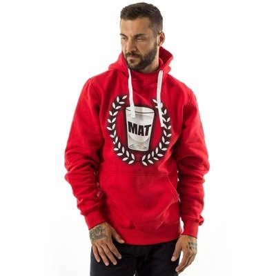  MAT Wear Bluza męska hoody Logo Shadow red