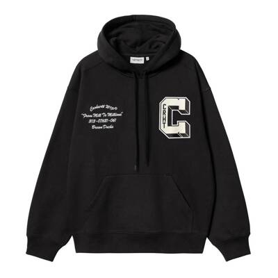 Carhartt WIP bluza męska z kapturem Hooded Ducks Sweat black