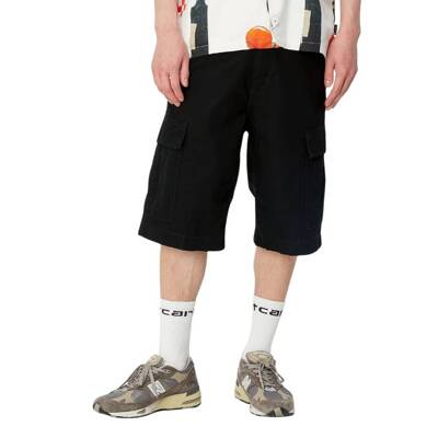 Carhartt WIP krótkie spodnie Regular Cargo Short black rinsed