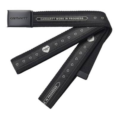 Carhartt WIP pasek parciany do spodni Heart Banda Belt jaquard / black