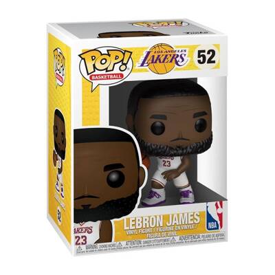 Funko Pop figurka kolekcjonerska NBA Los Angeles Lakers Lebron James white 52