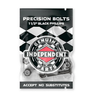 Independent Trucks montażówki do deskorolki Precision Bolts Krzyżak In black 1 1/2"