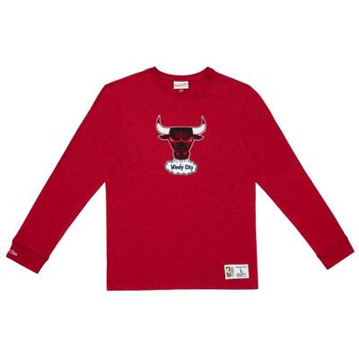 Mitchell&Ness koszulka z długim rękawem Longsleeve NBA Legendary Sclub Chicago Bulls red