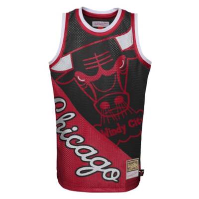 Mitchell and Ness koszulka koszykarska Big Face 5.0 Tank Top NBA Chicago Bulls red-black (kolekcja młodzieżowa)