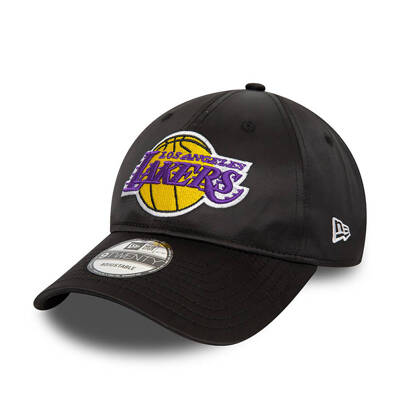 New Era czapka z daszkiem 29TWENTY Strapback Satin Los Angeles Lakers black