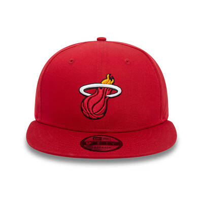 New Era czapka z daszkiem 9FIFTY Snapback NBA Rear Logo Miami Heart dark red