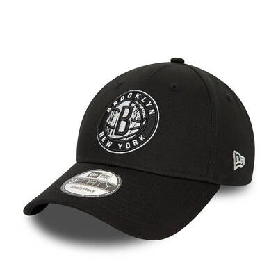 New Era czapka z daszkiem 9FORTY Snapback Infill NBA Brooklyn Nets black